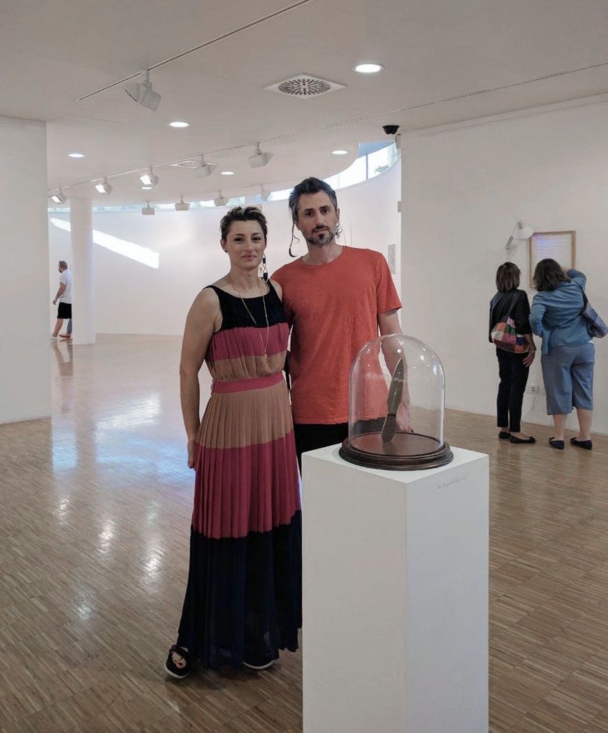 CTRLZAK's tweet photo. Katia and Thanos during EXTINCTO exhibition open until the 23rd of July at @maclissone.
#ctrlzak #extincto https://t.co/g6jaBEiF1G
