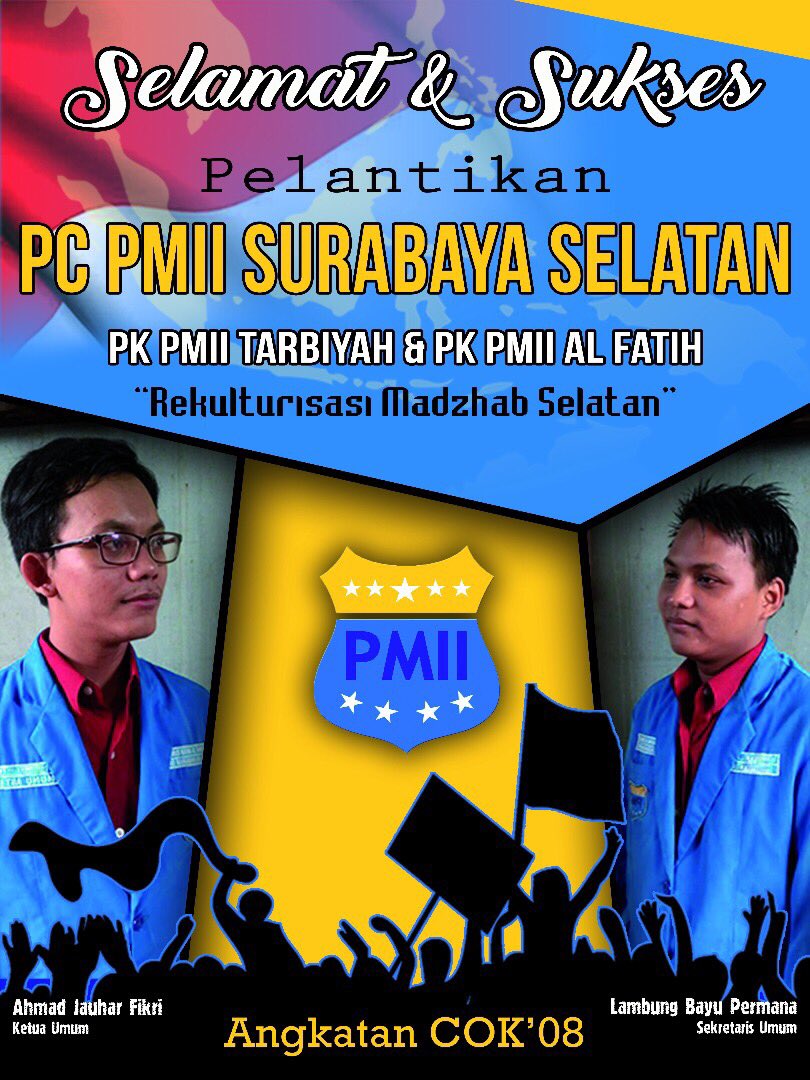azzameldzikrie's tweet photo. Selamat &amp; Sukses Pelantikan PC PMII Surabaya Selatan, PK PMII Tarbiyah, dan PK PMII Al Fatih,.
Semoga amanah!! #PMIISS @pmii_ss https://t.co/KmiSs9gza9