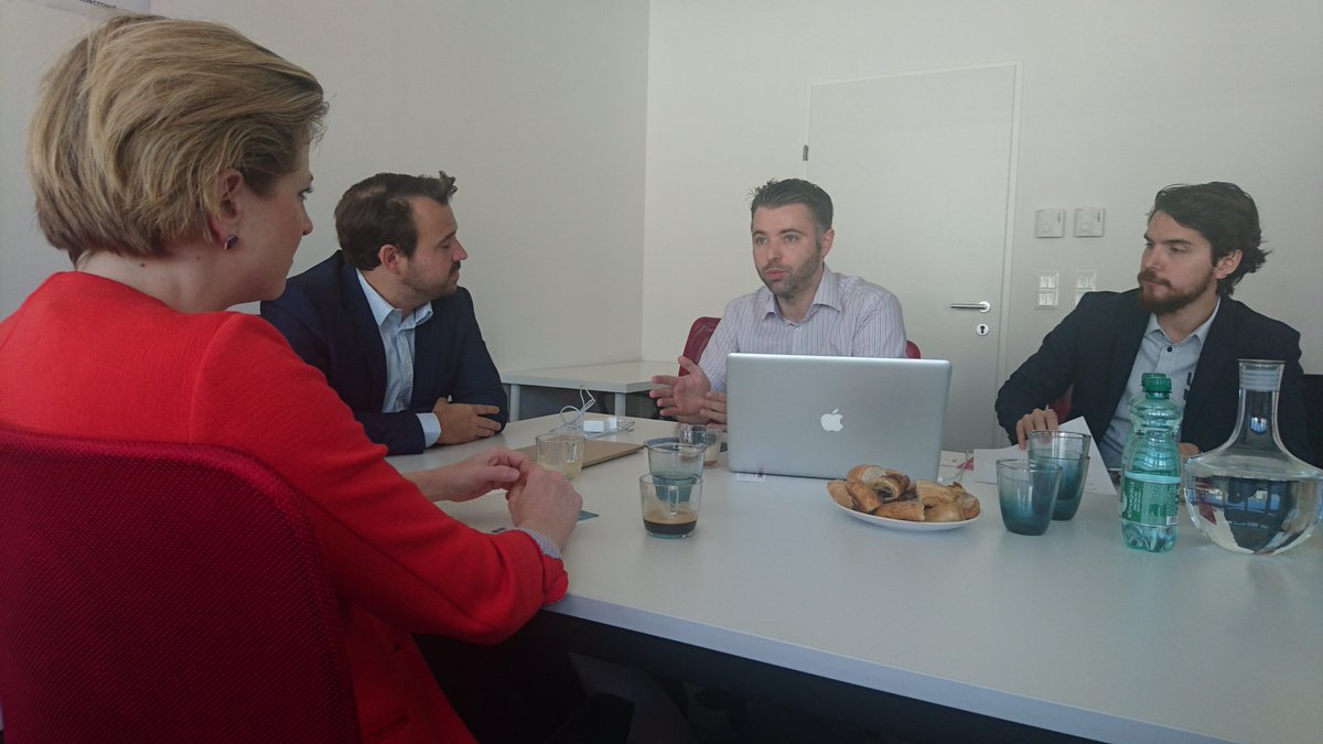 Auf Besuch bei <a href="/primeCROWD/">primeCROWD</a> mit <a href="/BMeinl/">Beate Meinl-Reisinger</a> 
Spannender Austausch mit motivierten Unternehmern 
#factfindingmission