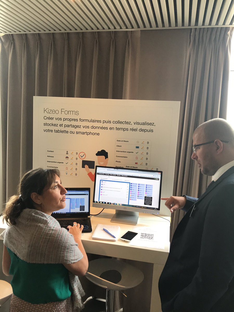 LachaumeG's tweet photo. #workandplaymobile #aenc @kizeo ou comment créer vos propres formulaires, les collecter, les visualiser, stockez,et partager vos données https://t.co/v19BYE8hlT