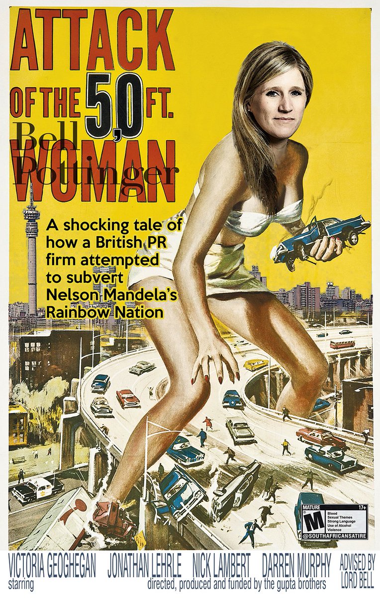 donno_cartoons's tweet photo. #BellPottinger #VictoriaGeoghegan #JonathanLehrle #NickLambert #DarrenMurphy
How a British PR firm attempted to subvert the Rainbow Nation https://t.co/NhbAjaSwXJ