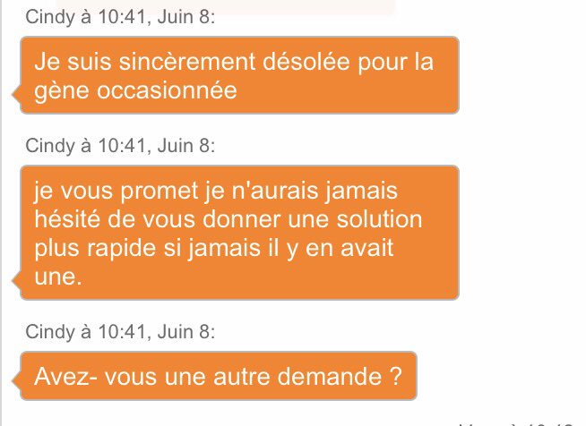 CaroLineMnrt's tweet photo. Panne ⚠️ autodiag avec l'appli #malivebox ➡️ e-chat #emotions #enchantement #lesbonsmots résolution dans 30min @Orange_France au top 👌🏻 https://t.co/3hOhT037uC