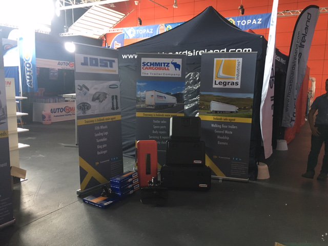 PrintroomIRL's tweet photo. @fleetsolutions4 were on show with pull up banners that were designed and printed here @PrintroomIRL #printroomirl #largeformatprinting https://t.co/HGbdBQhH4W