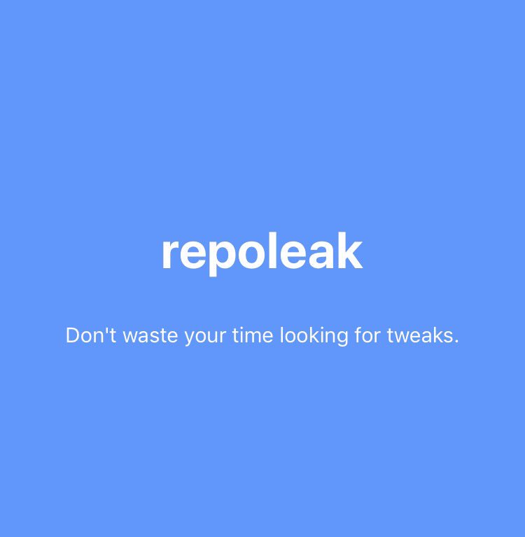 Repoleak tweet media
