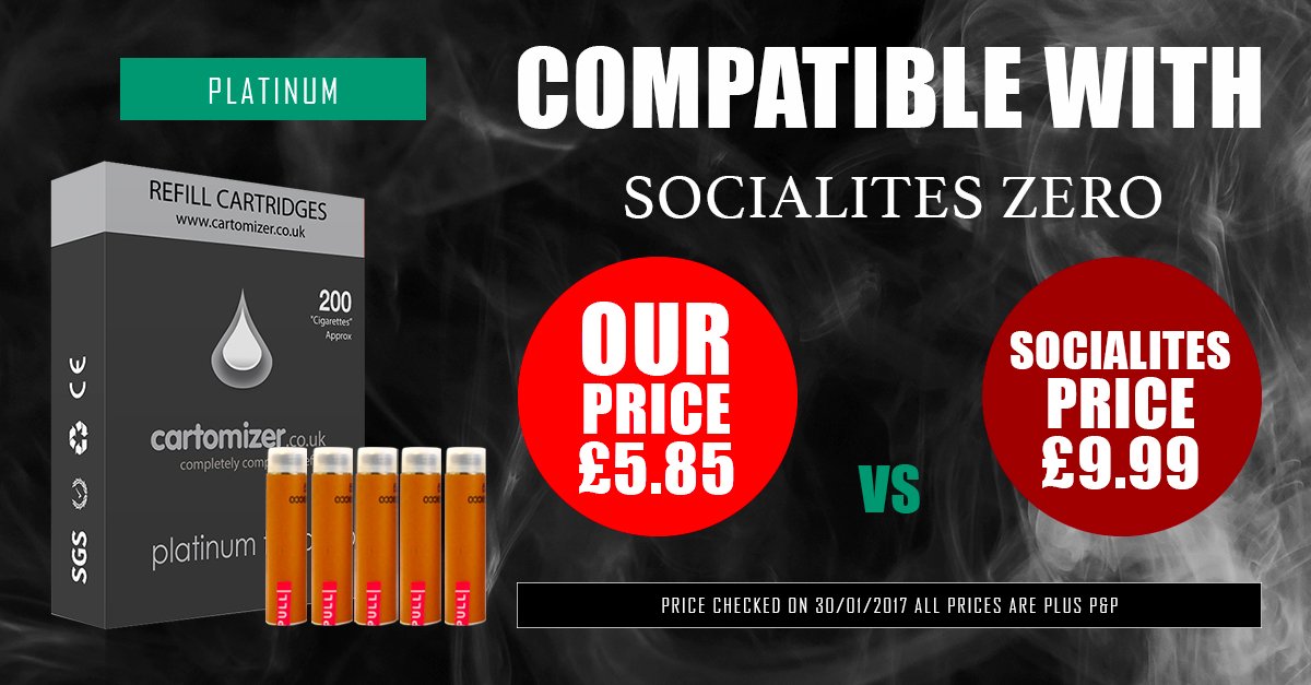 CartomizerUK's tweet photo. Shop now &amp; save on compatible refills, discounts for bulk purchases! #ecigs #cartomiser #vapelife #VapeCheap https://t.co/6TVhl7pnr0 https://t.co/EzAAKbNiJ5