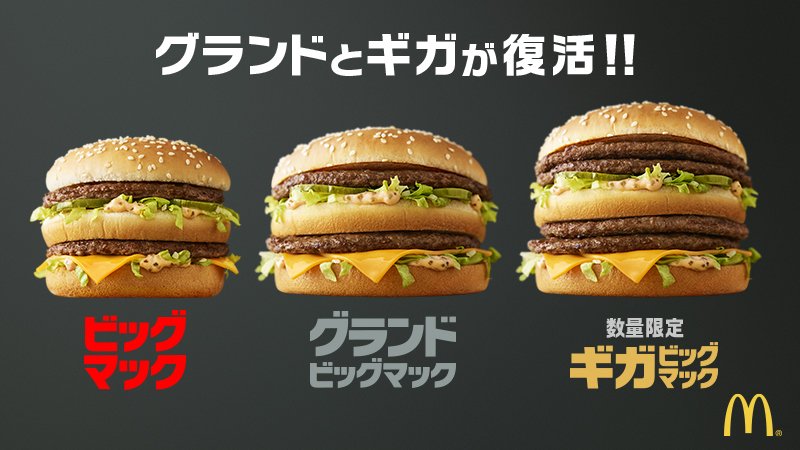 【朗報】ギガビッグマック、復活wwtwwtwwtwwtww : ねことダンボール