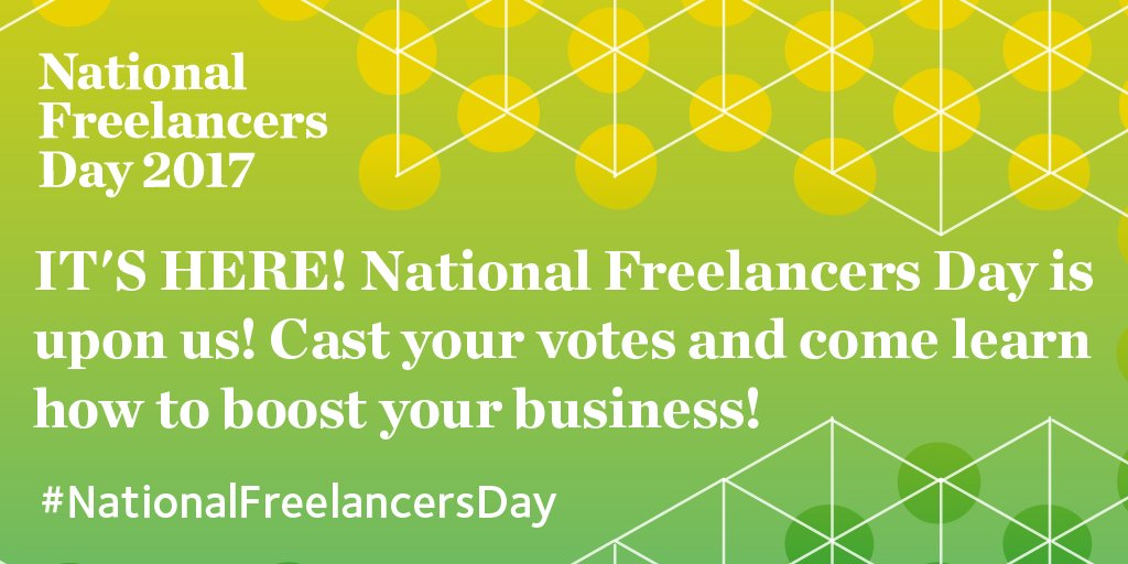 WomanFreelancer's tweet photo. IT'S HERE! #NationalFreelancersDay! Join us @Kingsplaceevent @DeskLodge @ZiferblatEdgeSt Can't wait to see you! https://t.co/HG6VWXyEhj https://t.co/JFZ5h9PUdi