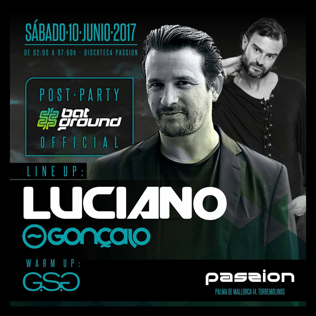 entradasclick's tweet photo. Este sábado toca #BatGround y tras el cierre nos vamos a @passiondisco
ÚLTIMAS ENTRADAS: https://t.co/BlpKjGPCUJ
+info: 633 100 963 https://t.co/dJcW0PQZBU
