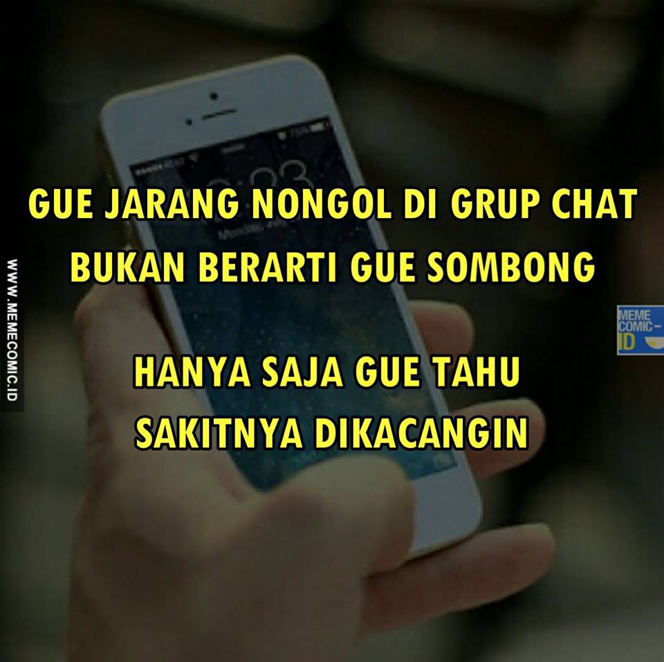 Meme Comic Indonesia On Twitter Dilema Grup Chat Meme Lainnya