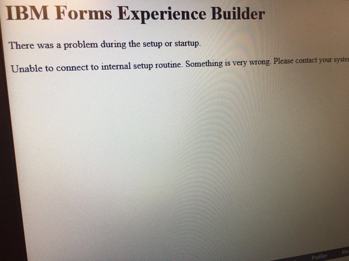 WannesRams's tweet image. Something is very wrong indeed #funnydevelopers #ibmforms