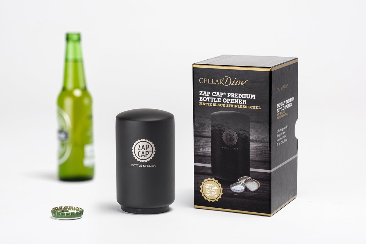 cellardine's tweet photo. Our stunning #ZapCap #bottleopener is available online with @findmeagift!
#CellarDine #BeerLovers #CraftBeer #FathersDay https://t.co/muDBs9uiKO