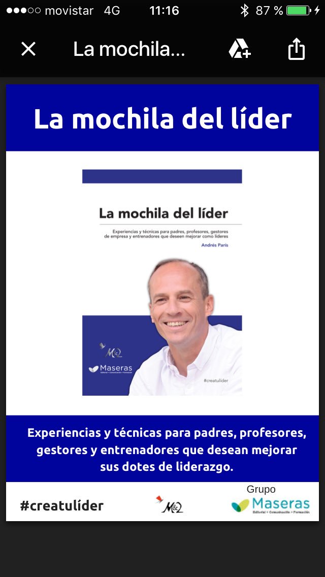 Andresparis1's tweet photo. Hoy 8 de junio a las 20:30 te espero en #petrer #alicante #Caixapetrer hablaremos de emociones y presentación de La Mochila del Líder. https://t.co/jVg9rKJ5M2