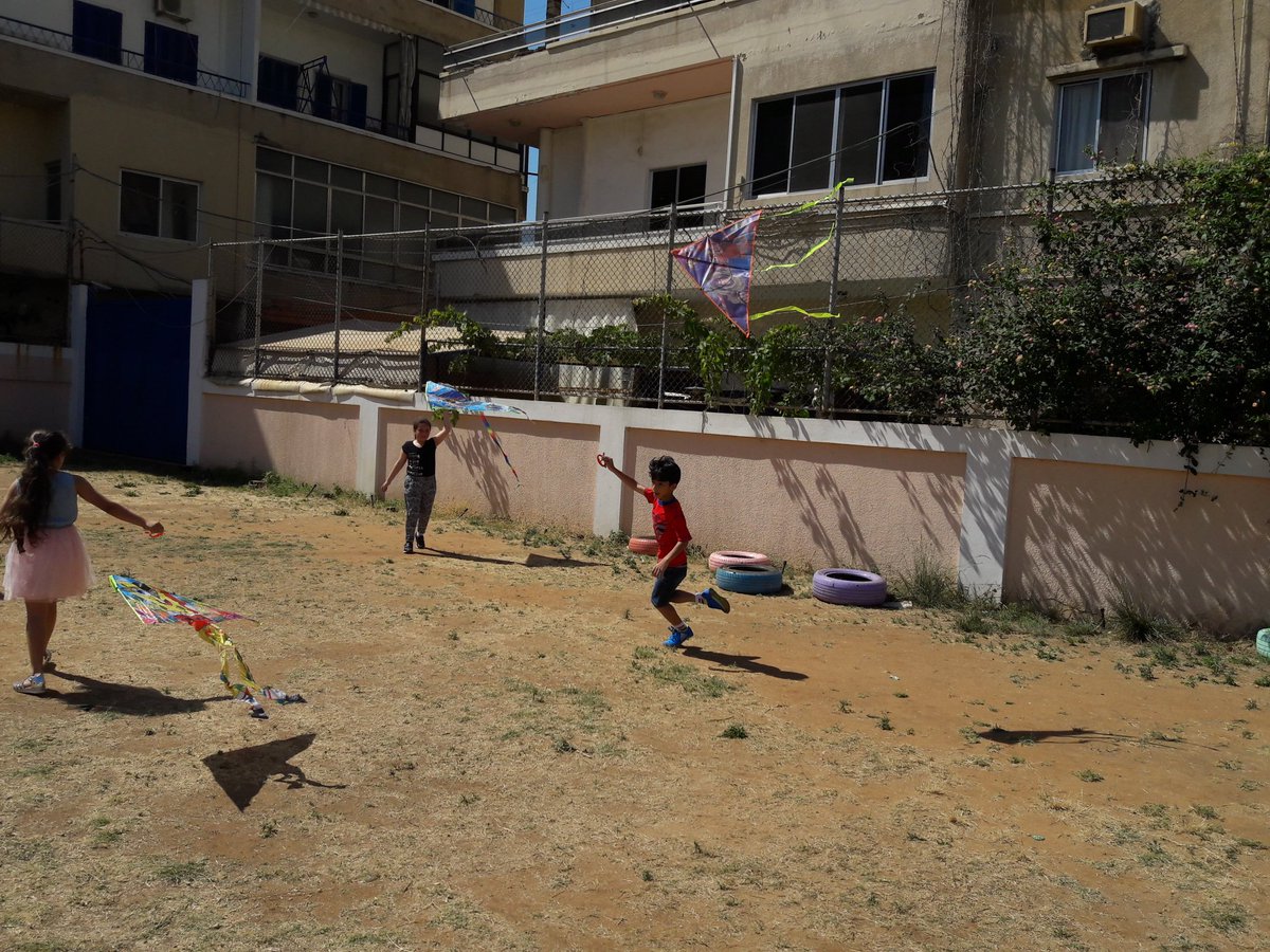Our learners are flying the kite in the playground
#last day activities
@DawhaHighSchool