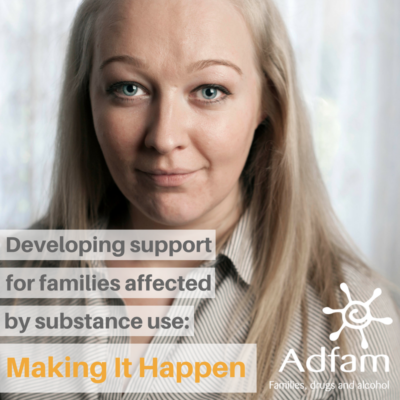 We're excited to launch Making It Happen, our guidance on developing support for families affected by substance use: adfam.org.uk/professionals/…