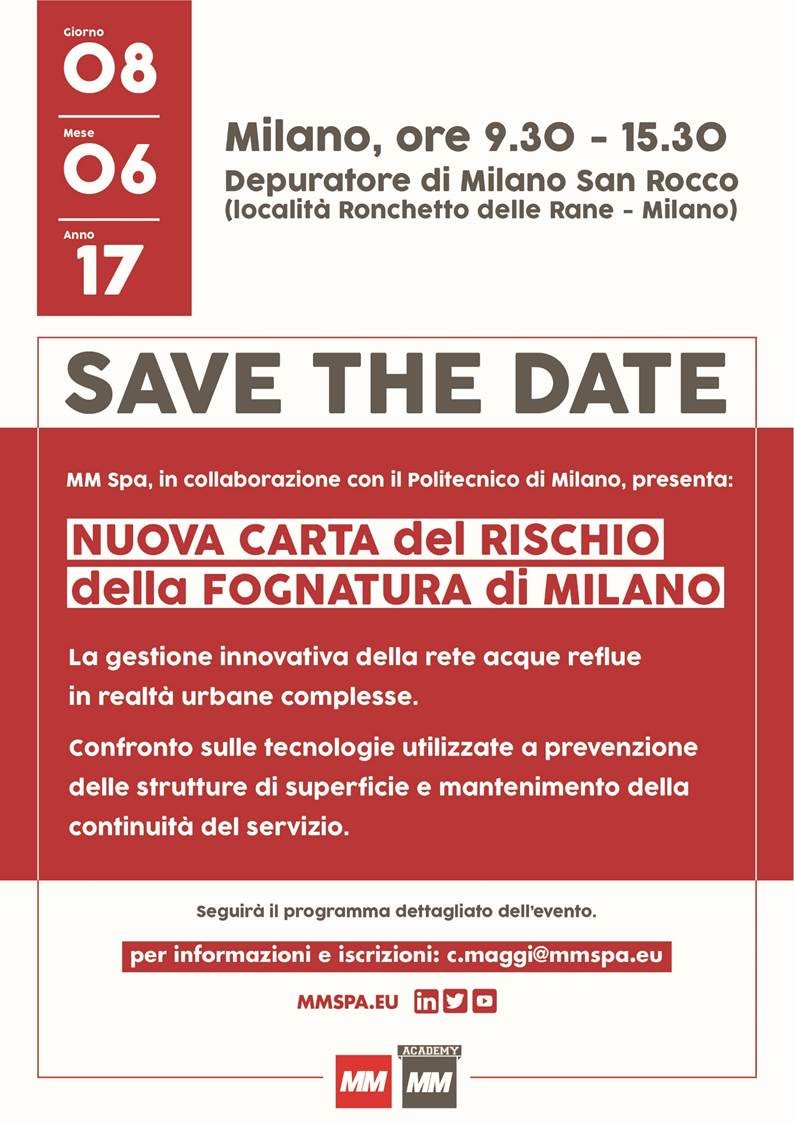 comunicazionemm's tweet photo. Oggi al depuratore di Milano San Rocco il convegno promosso da MM "Nuova Carta del Rischio della fognatura di Milano" dialogo fra #gestori https://t.co/lgn2yGOWy9