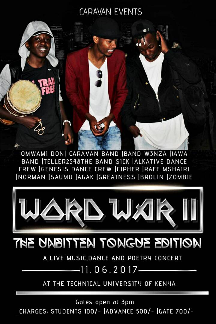 PoetryPoint_ke's tweet photo. #WordWar2 is here &amp; @Teller254 on the list.
Dare not to miss this one. https://t.co/9xKheHlEKv