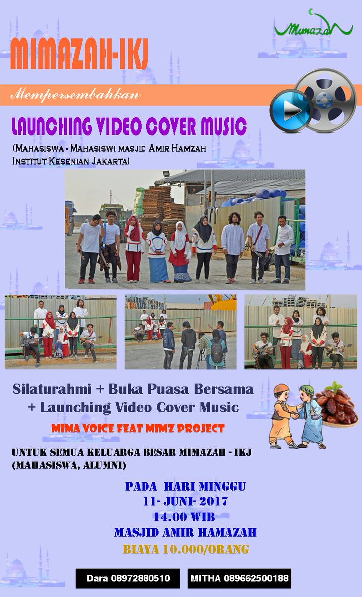 Mimazahikj's tweet photo. Silaturahmi + BUSA AIR MIMAZAH (Buka Bersama Alumni Rohis Mimazah) + LAUNCHING cover video music dari mimavoice feat mimz project https://t.co/PivkAZK9B6