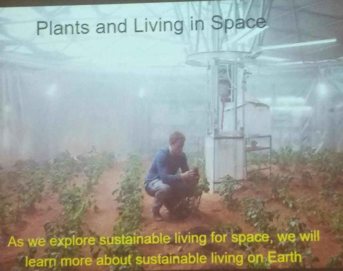 Colin_Kelleher's tweet photo. Mars will come to fear his botany powers. Great talk by Raymond Wheeler from @NASA on growing plants in space at #IPSAM2017 in @LITMoylish https://t.co/D3ISYX4IqZ