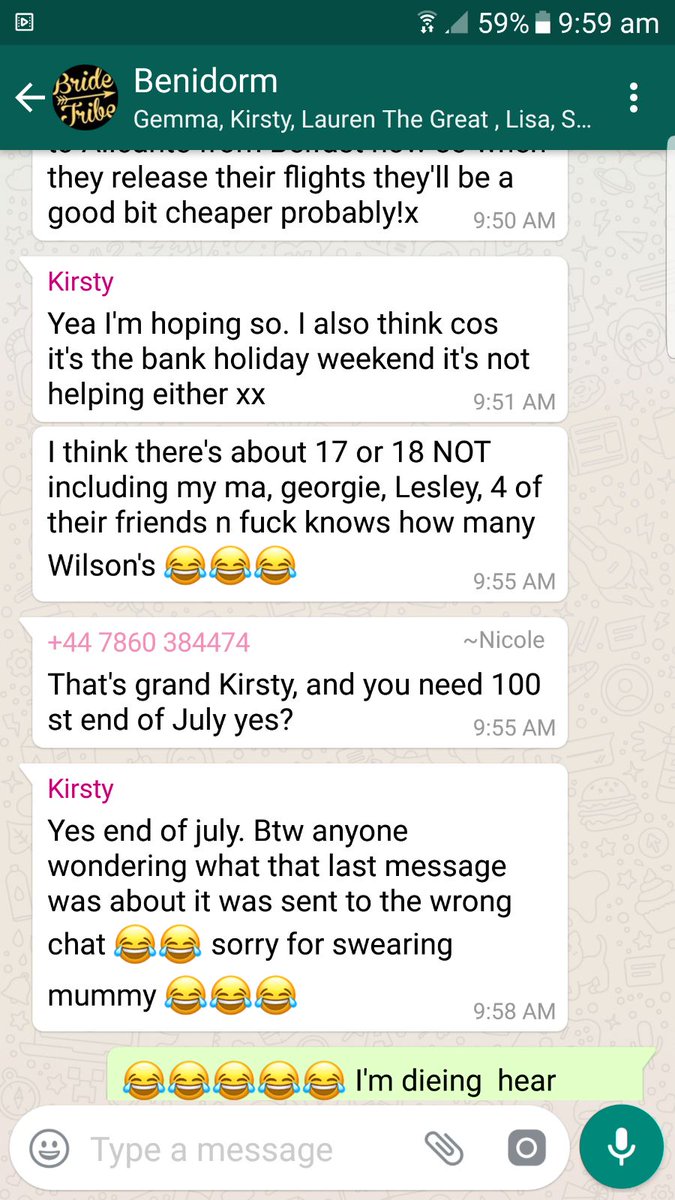 89Gillespie's tweet photo. Wen ya fuck up n send something to the wrong group chat 😶😶😶😶 #imdyinghere #mortified https://t.co/3u4LSOxFoQ