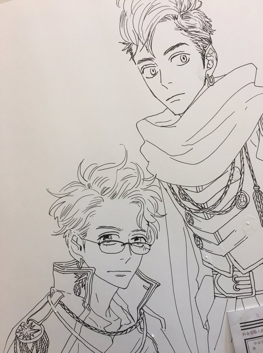 ウーとソールの誕生日2日過ぎてしまいすみません。仕事以外の絵を描く余裕が減りつつある今日この頃。負けないぞ!
週末に着彩予定です〜。(モヨコ) 