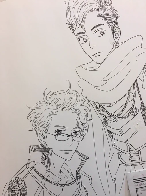 ウーとソールの誕生日2日過ぎてしまいすみません。仕事以外の絵を描く余裕が減りつつある今日この頃。負けないぞ!
週末に着彩予定です〜。(モヨコ) 