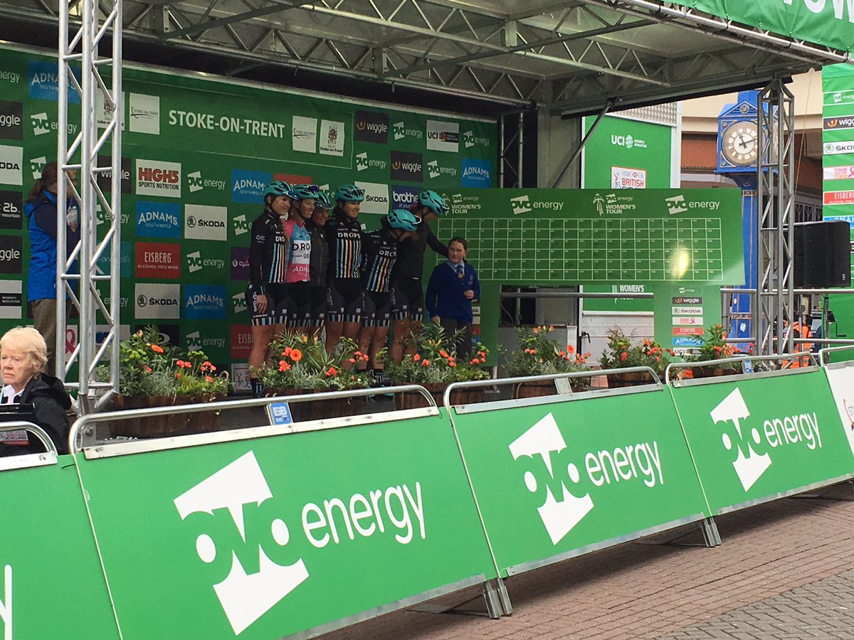 The Women's Cycling Tour comes to StokeonTrent Central ITV News