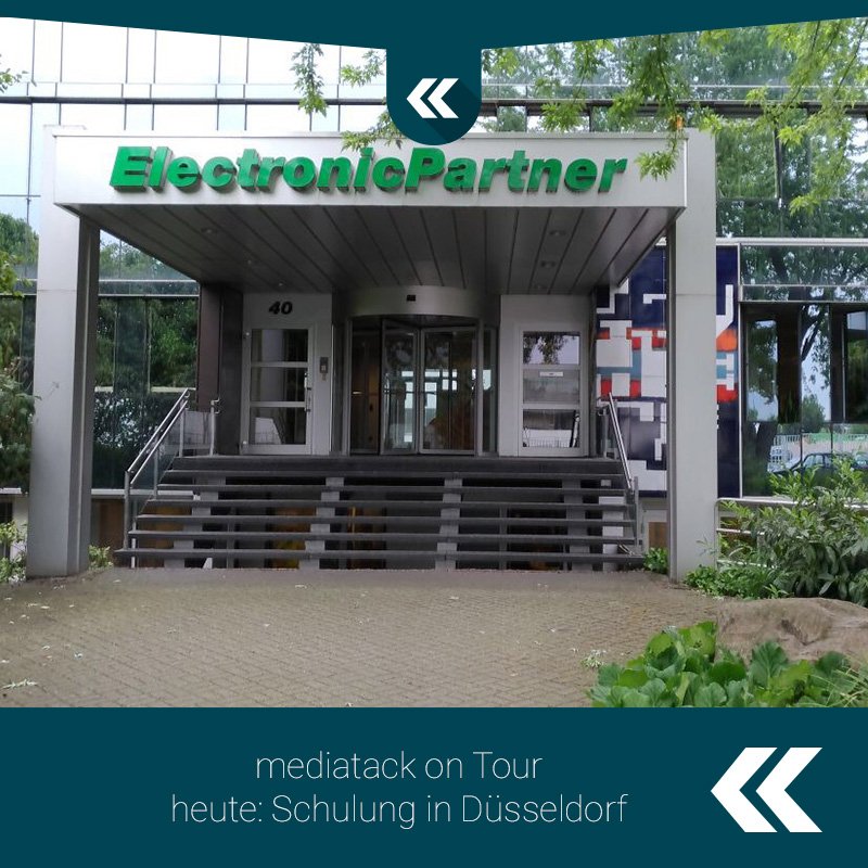 mediatack's tweet photo. mediatack on Tour: Heute #TYPO3 #CMS #Schulung in #Duesseldorf. #ElectronicPartner #MEDIMAX https://t.co/F0Q6LqEgCV