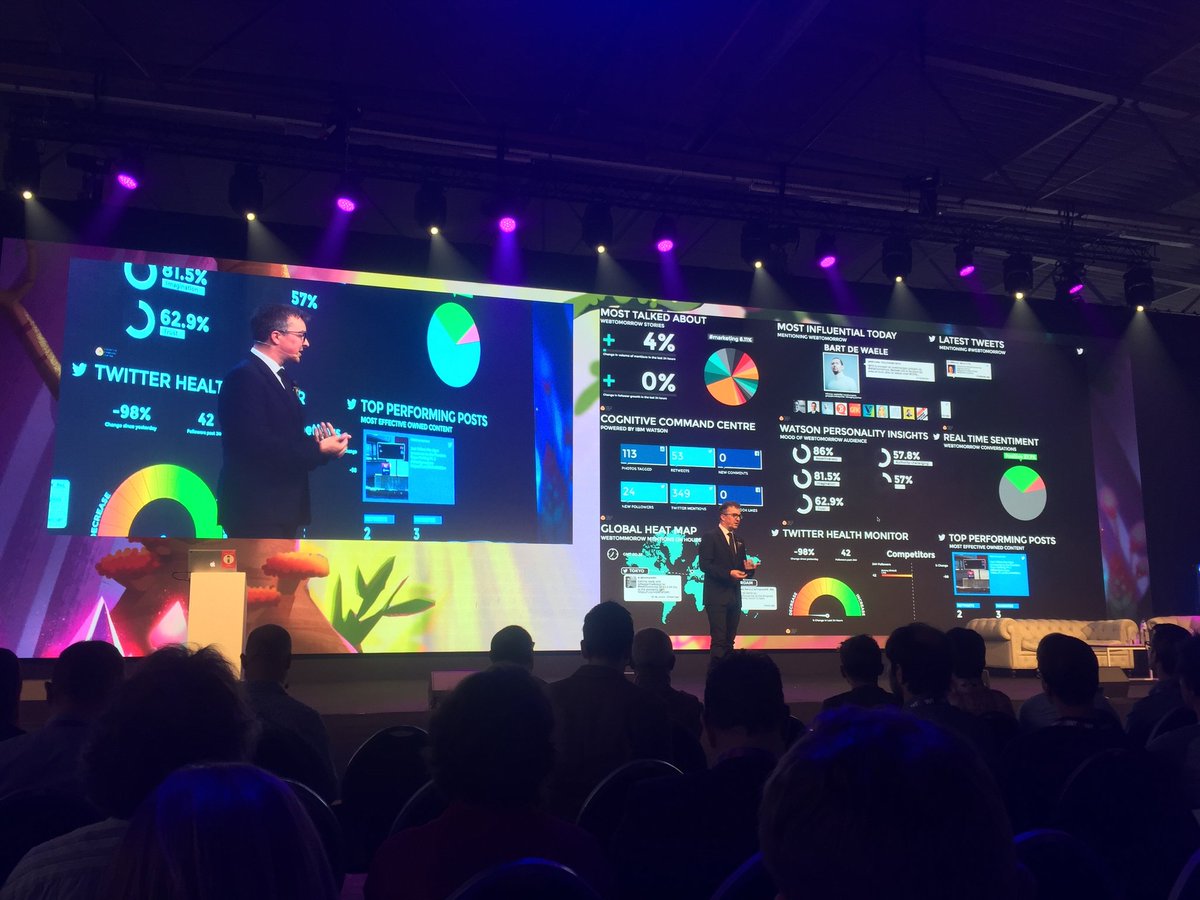 hoplr's tweet photo. Onze @Snellejelle207 luistert naar #IBM evangelist #JeremyWaite op #WebTomorrow. @bloovi https://t.co/96T0dzH81d