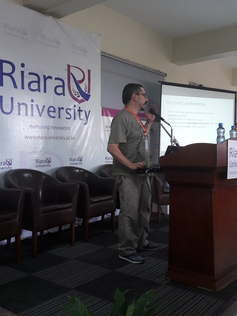 NairubyKE's tweet photo. #RubyConfKE2017 Parsing wikipedia data using ruby gem. #Opensource https://t.co/u7Y0eJfyWW