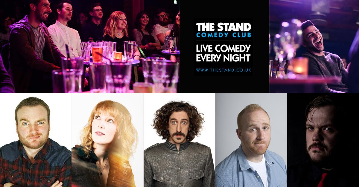 StandGlasgow's tweet photo. Thursday Night #Comedy @addyvdb @jayjaylaffs @OriginalBMR @mickybartlett &amp; @comedyray Tix https://t.co/YB6je7sY8h #Glasgow d7:30\s8:30pm https://t.co/yLmCjzqAVw