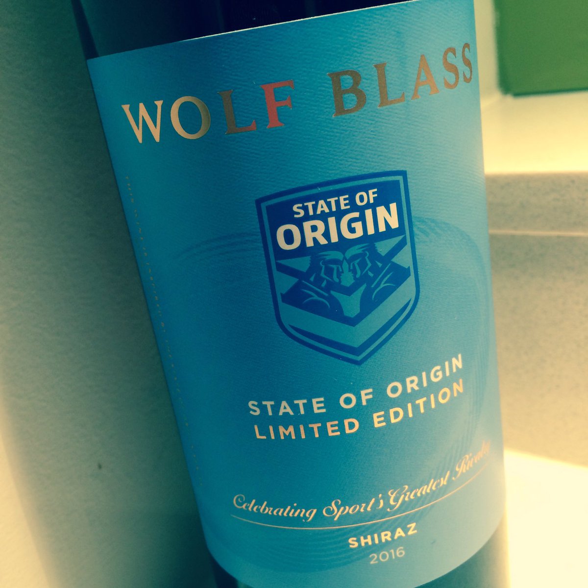 ambradambra's tweet image. The cheapest red wine at my v expensive local pub was this. Whaaat? #GoSocceroos #WrongCode