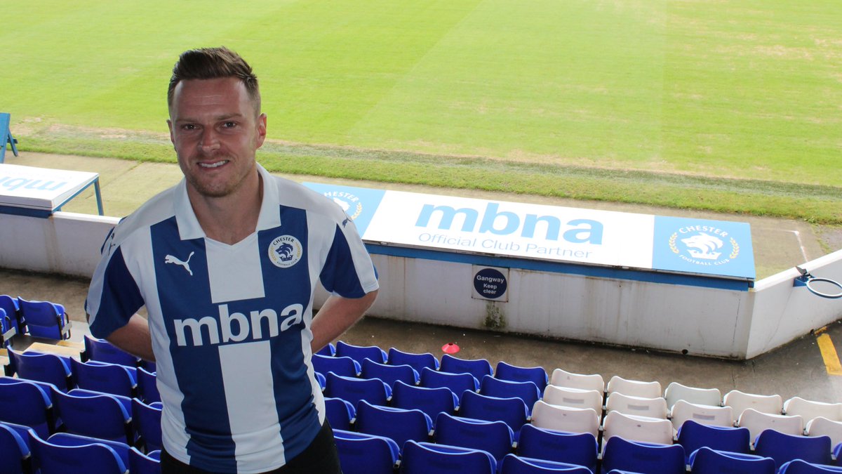 ChesterFC's tweet photo. ✍️ | BREAKING: @04PTurnbull joins the #Blues from @BarrowAFC on a two-year deal. #UTS https://t.co/w8ASr91fQb