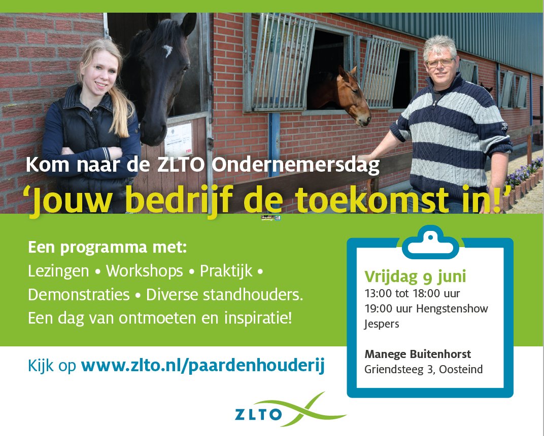ZLTOHippisch's tweet photo. Morgen is het zover! met 16 workshop, lezingen en shows en 20 standhouders een mooi vol programma, kom je ook? https://t.co/MVbANkadvt https://t.co/ID257DX8aQ