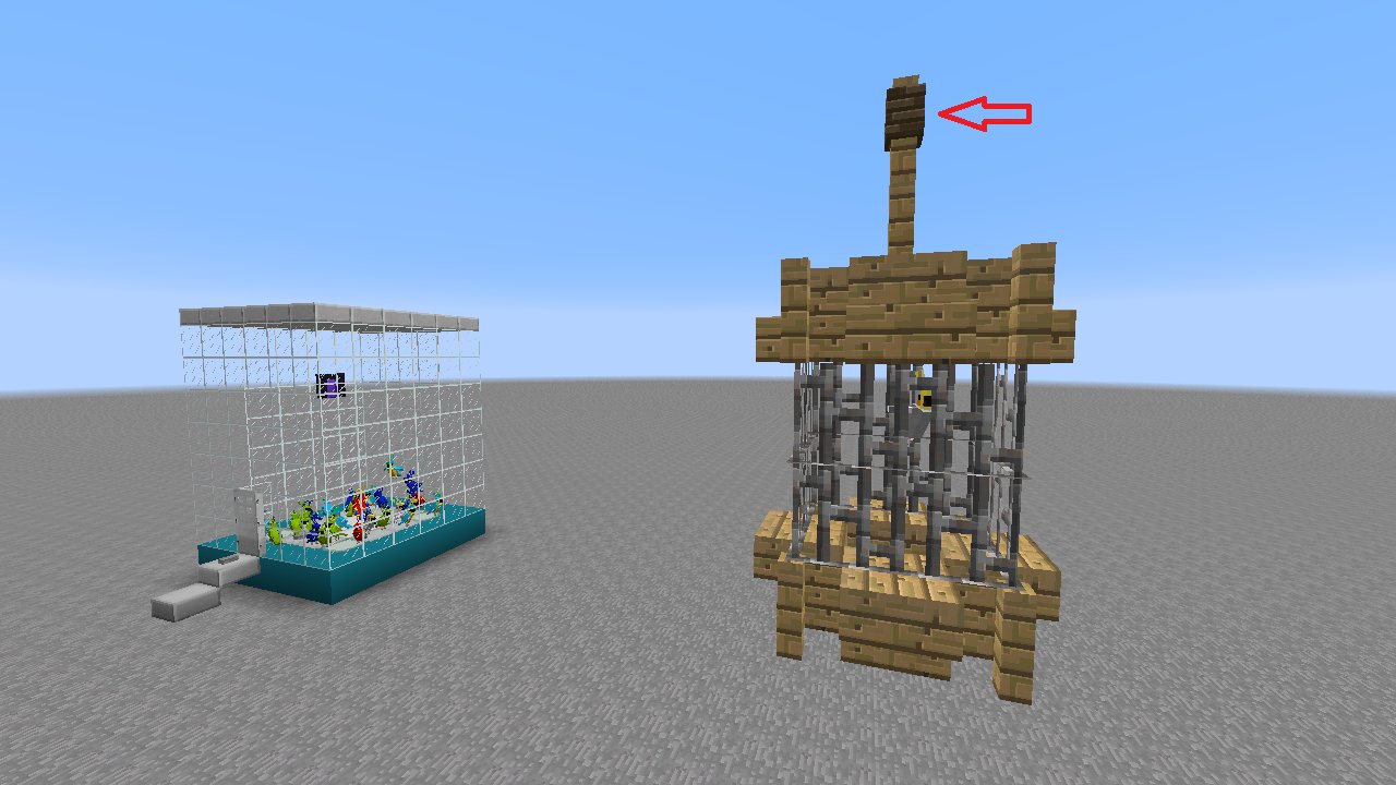 Wheel350 Minecraft Tutorial How To Make A Parrot Bird Cage T Co Zbi8oidb9s オウムの鳥かごの作り方紹介してた人がいたので真似してみた 矢印の位置にリードで結んでおくと ずっとパタパタ飛んでて可愛い T Co Nglqkkvqp9 Twitter