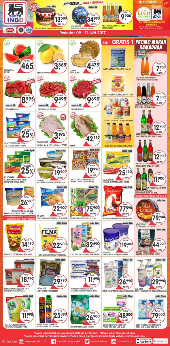 InfoSuperIndo's tweet photo. Super Indo Super Segar! Berikut promo koran Kompas (edisi 9-15 Juni 2017). Happy shopping! Info: https://t.co/aCxIypmwUO https://t.co/BNyOgFIo1Y