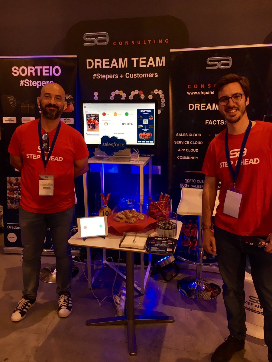 StepAheadCons's tweet photo. @StepAheadCons mais uma vez a marca aquela presença visionária!!!
Obrigado a todos!!! #SalesforceEssentials #Stepers #SalesforceLisboa https://t.co/NWqyp1CcMB