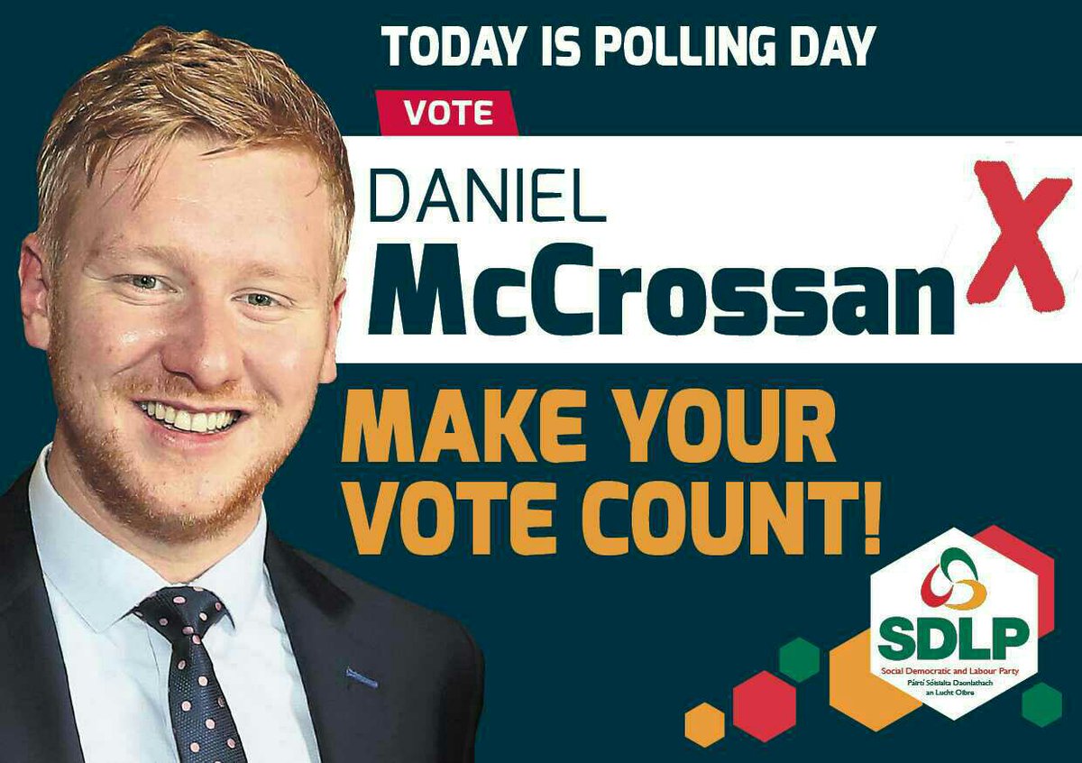SDLPWestTyrone's tweet photo. West Tyrone come out today vote SDLP @McCrossanMLA โ #TakeTheSeatToMakeAStand @SDLPlive #GE2017 #TakeOnTheTories #WTY17 #MakeYourVoteCount https://t.co/WTqyeQN7kn