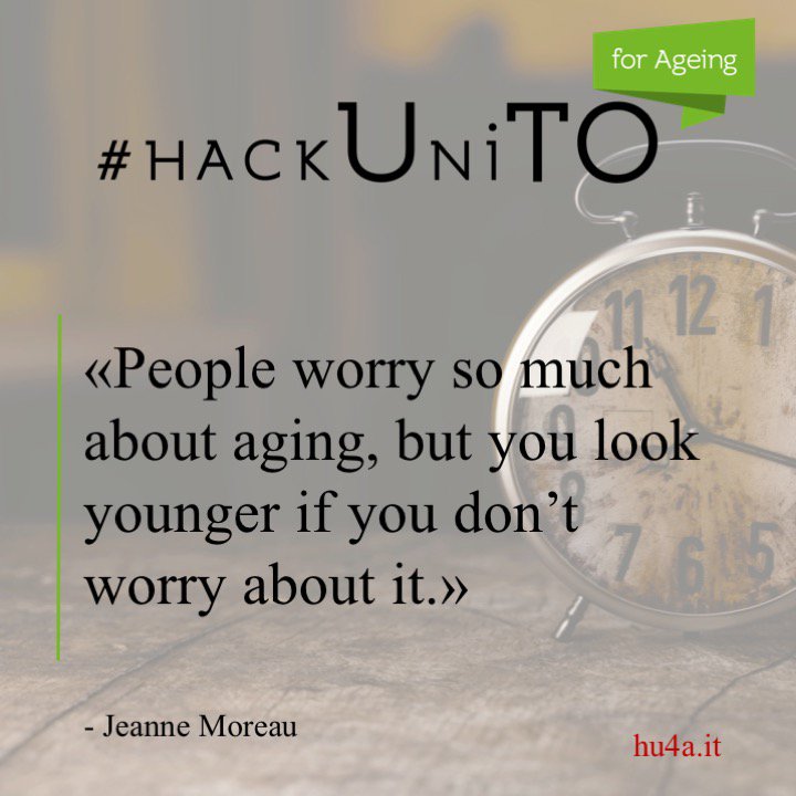 #hackUniTO 4 Ageing tweet media