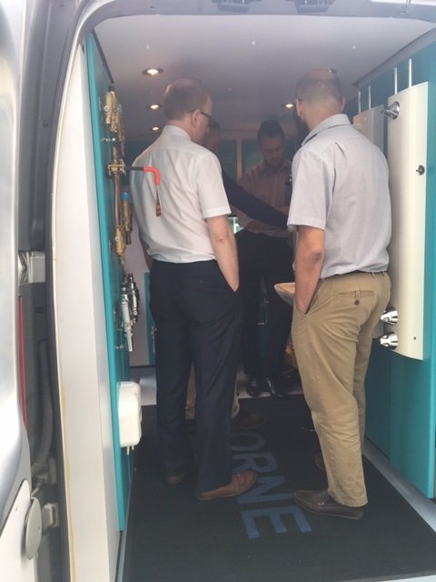 HorneEng's tweet photo. 12 was a super crowd at our #Roadshow @HulleyKirkwood Glasgow! Get the lowdown on our #healthcare innovations #ILTDU #Optitherm #TSV1Shower https://t.co/enHS1dovqI