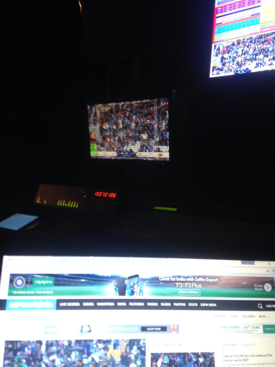 amritasampath's tweet photo. #Cheekabalaji in the Comm box #DhawanRohit on field! Partner in crime! #Machiareyouready for #INDvSL on #starsportstamil #StarSportsதமிழ் https://t.co/aHWwP24WZ2