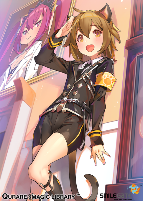 【QURARE:魔法図書館】にて、カードイラストを描かせていただきました。
男の娘(猫耳バージョン) 