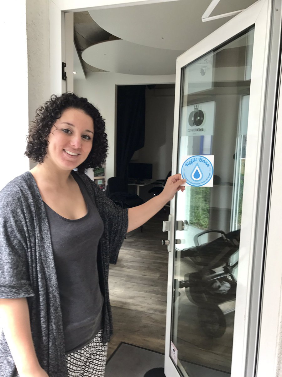Wir haben eine neue Refill Station!! @rheinwunder @CoworkingBN #RefillBN