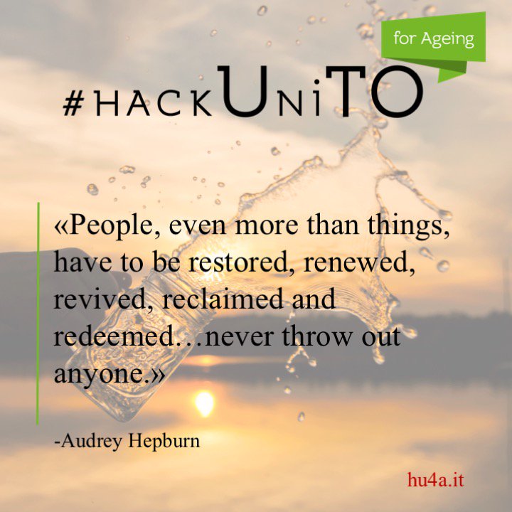 #hackUniTO 4 Ageing tweet media