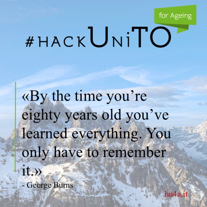 #hackUniTO 4 Ageing tweet media