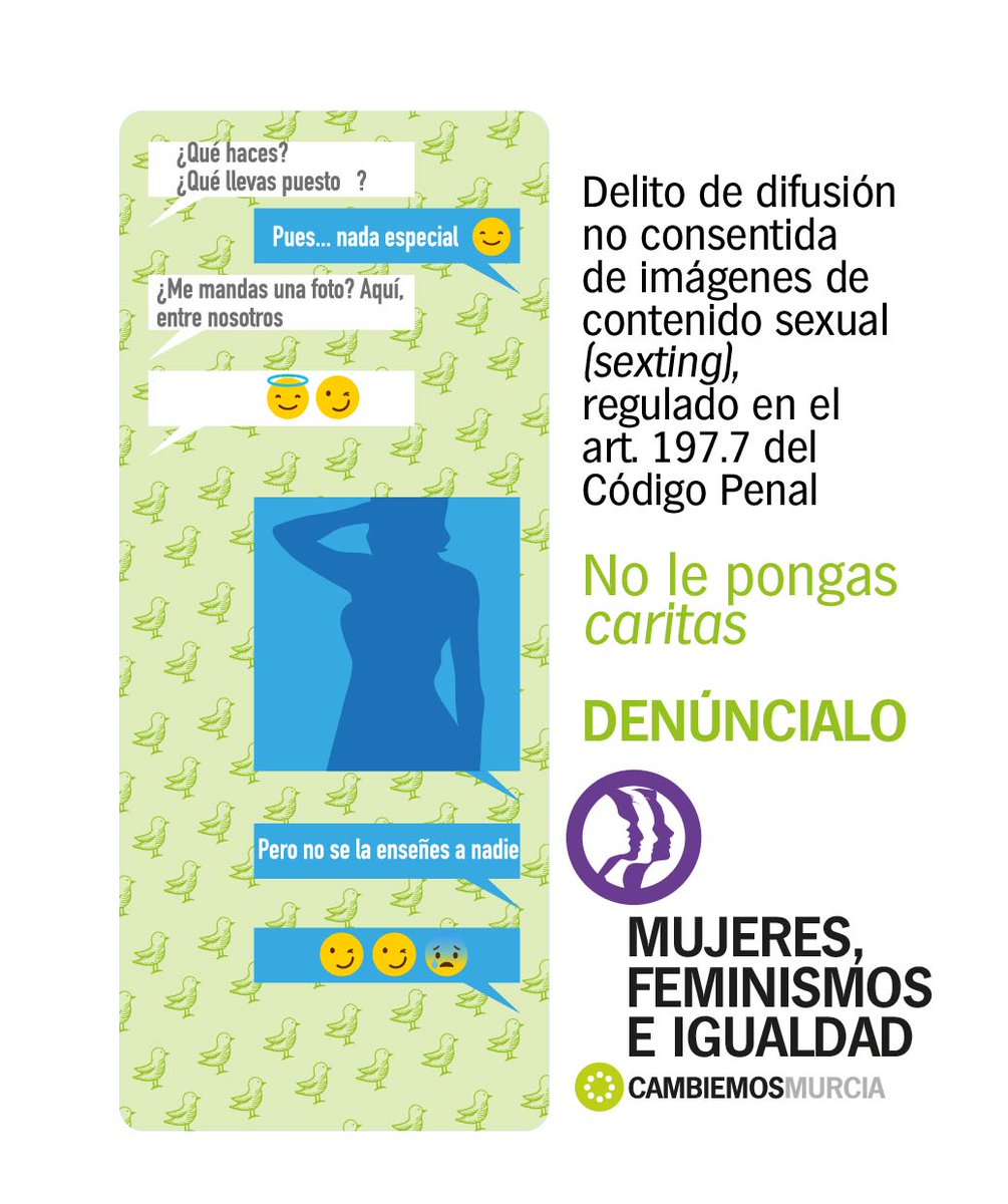 femcambiemos's tweet image. Revelar o ceder imágenes con contenido de tipo sexual #EsDelito y se llama #Sexting. Si lo sufres, denúncialo youtube.com/watch?v=ooL0Wo…