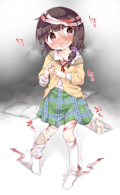 件の裕美音ゾンビを描き上げてしまいました。ごめんなさい(ごめんなさい) 