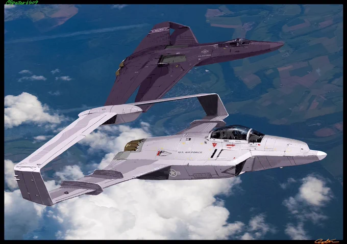 次世代複葉戦闘機コンペの絵を描いた 