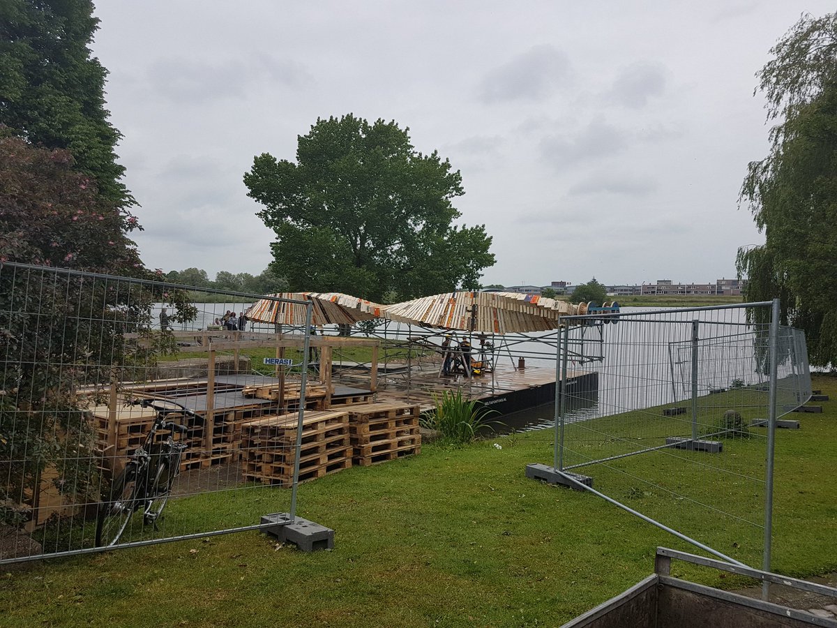 De opbouw voor de Hanzedagen in volle gang!