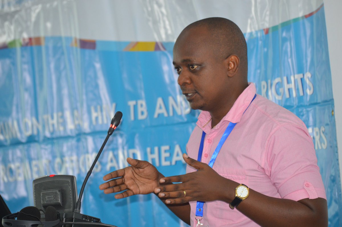 Rashid Nyanje: "We've developed a rapid response system for immediate action like screening #TB patients in prisons #Justice2Health