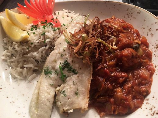 Hungry? Come on over! Try out our sea bass fillet served with Provençal vegetables and wild rice. Delicious! #YorkshireDales